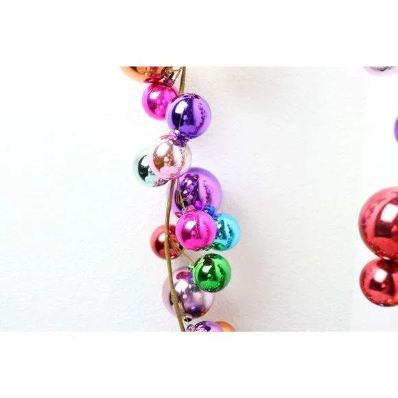NEW RAZ Imports Multicolored Christmas Garland 4 FEET Long Holiday Decorations - Picture 9 of 10
